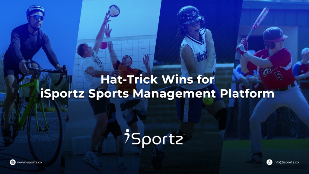 Hat-Trick Wins for iSportz Sports Management Platform